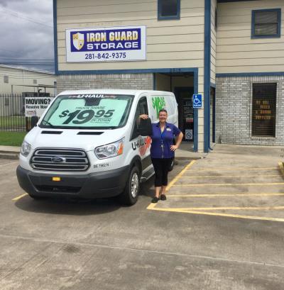 U Haul Moving Truck Rental In La Porte Tx At Iron Guard Storage