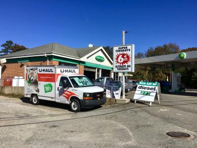 U Haul Moving Truck Rental In North Chesterfield Va At Bon Air Bp