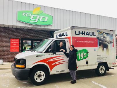 U Haul Moving Truck Rental In Forsyth Il At Bp Gas Forsyth
