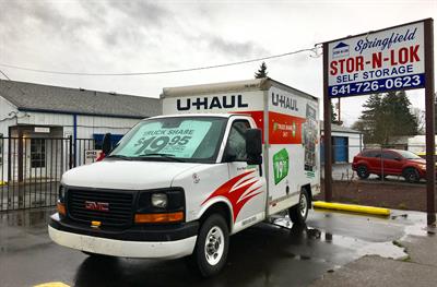 U Haul Moving Truck Rental In Springfield Or At Stor N Lok