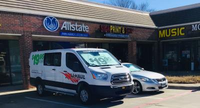 U-Haul: Moving Truck Rental in Plano, TX at Sign Print & Ship