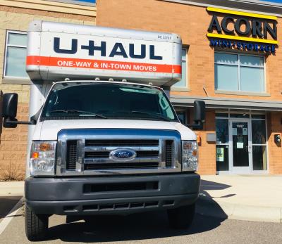 U Haul Moving Truck Rental In Champlin Mn At Acorn Mini Storage