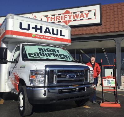 U Haul Moving Truck Rental In Kansas City Mo At Macalusos Thriftway