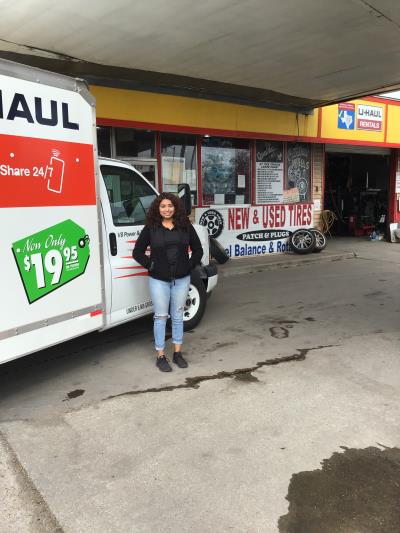 U Haul Moving Truck Rental In Galveston Tx At Rt Tire Service
