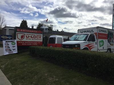 U Haul Moving Truck Rental In Surrey Bc At White Rock Surrey U Lock Mini Storage