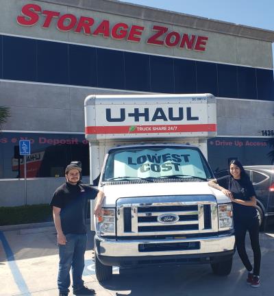 U Haul Moving Truck Rental In Victorville Ca At Storage Zone