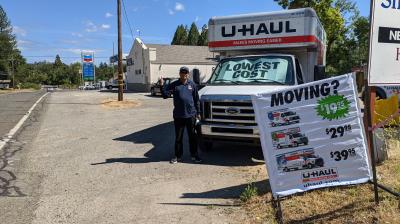 U Haul Moving Truck Rental In Placerville Ca At Pleasant Valley Store Chevron