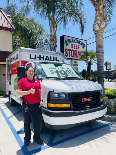 U Haul Moving Truck Rental In San Bernardino Ca At E Street Self Storage