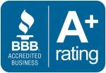 We are A+ rated by the Better Business Bureau!