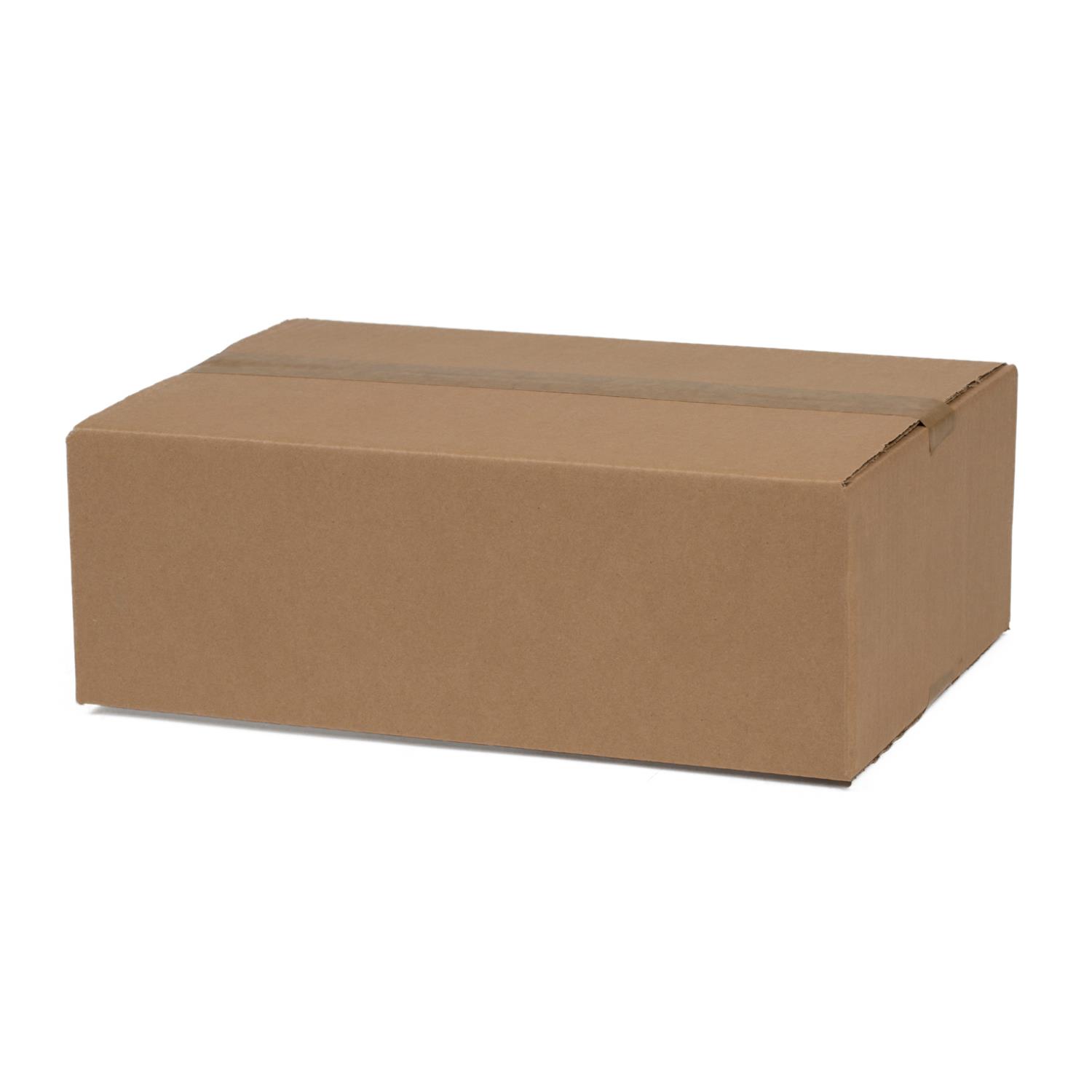 Top Pack Supply Open Top Bin Boxes, 4 x 12 x 4 1/2, Kraft (Pack of 50)