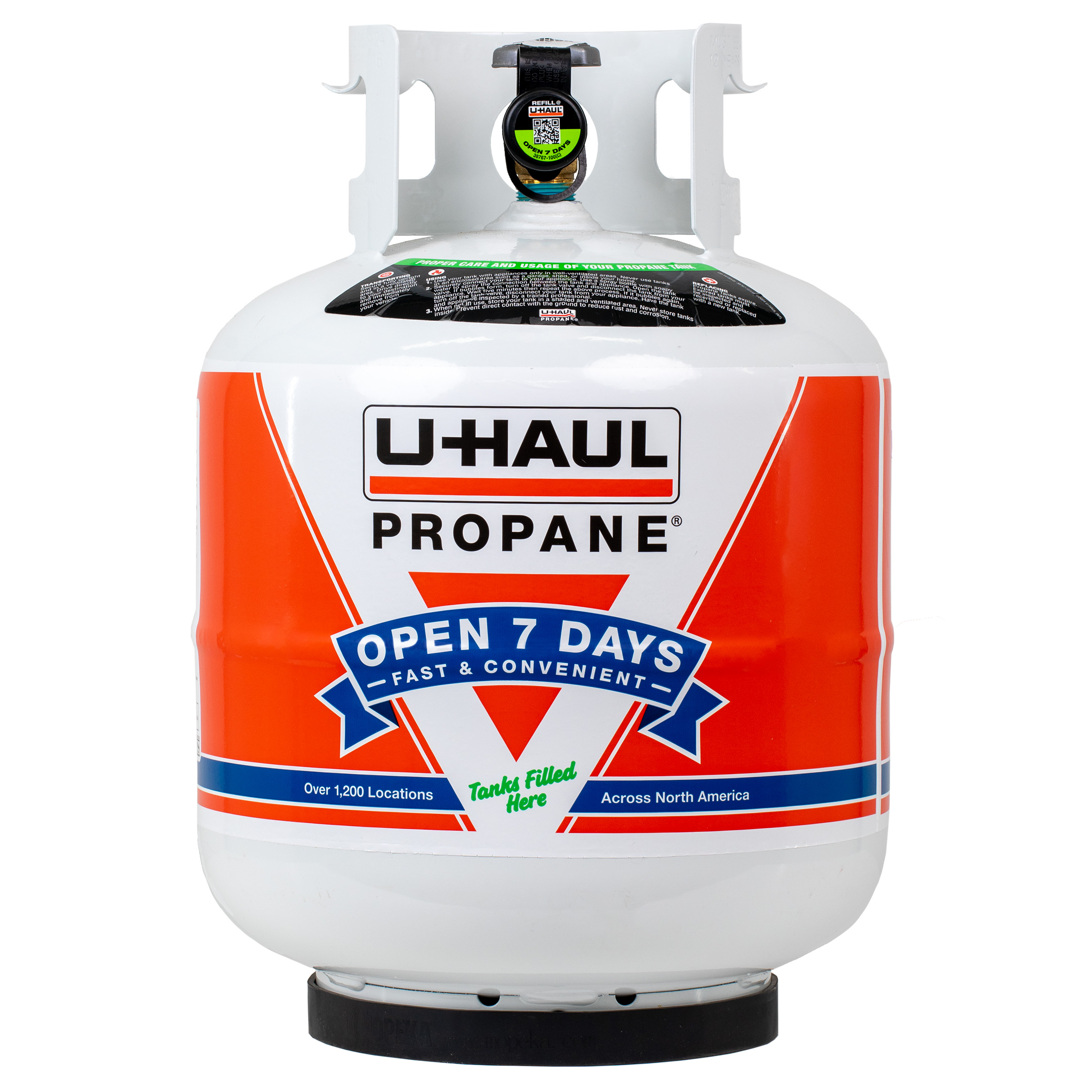 20 lb Steel Propane Tank w/ Gauge (5 Gallon) - Empty