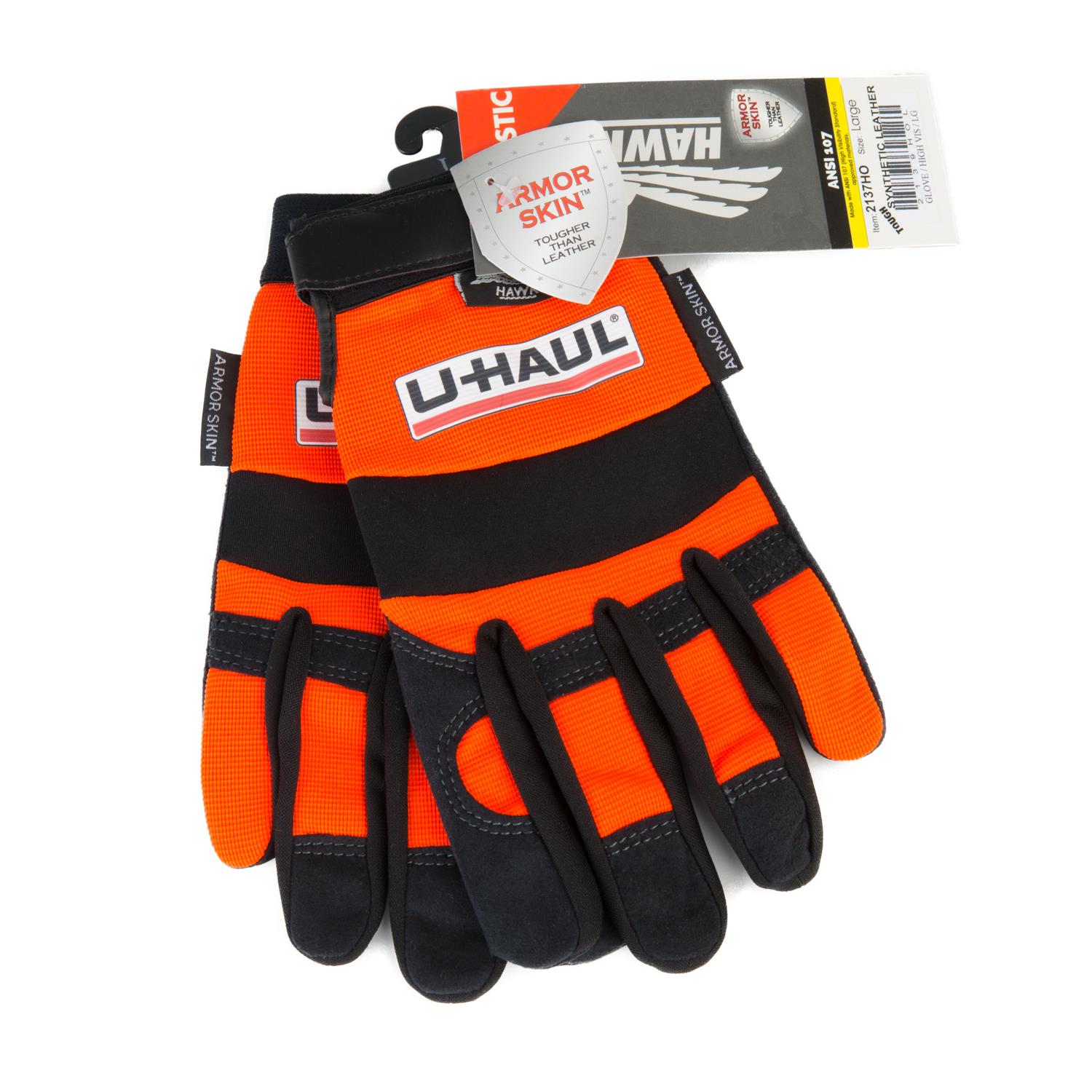 ArmorSkin High Visibility Microfiber Work Gloves Small