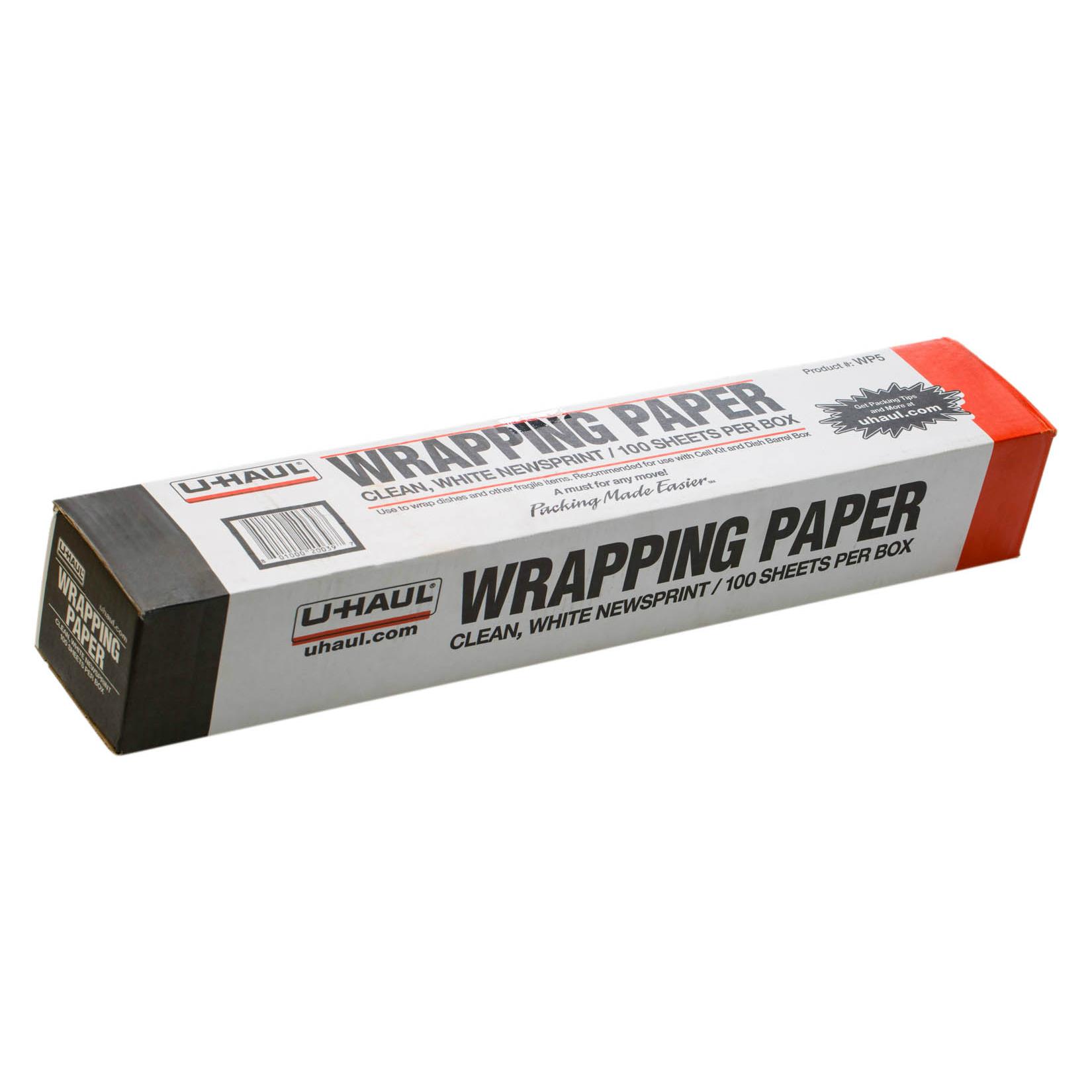 Box USA Newsprint Packing Paper Roll, 1440' Length x 15 Width, 100% Recycled, White, Great for Moving, Storing, and Packing