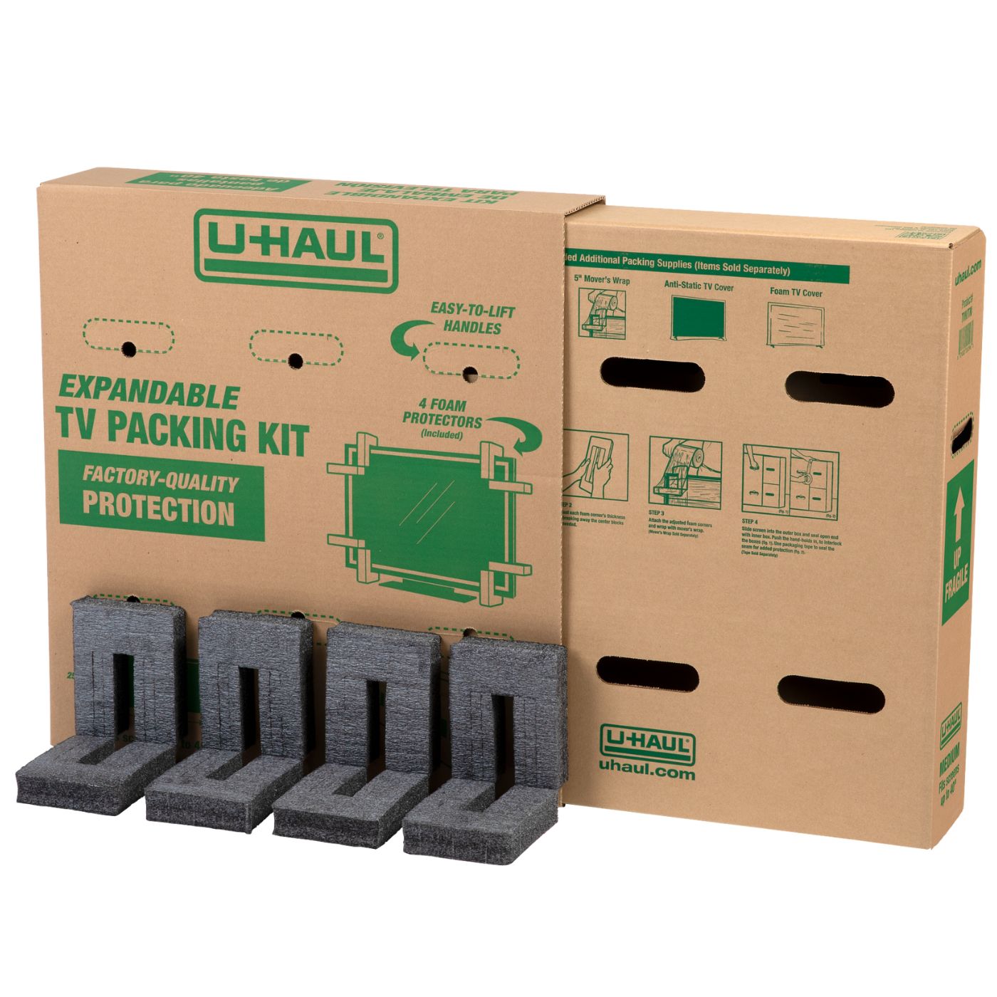 U-Haul Moving Box Tape (Ideal for Moving & Storage Boxes), 55 Yard Roll