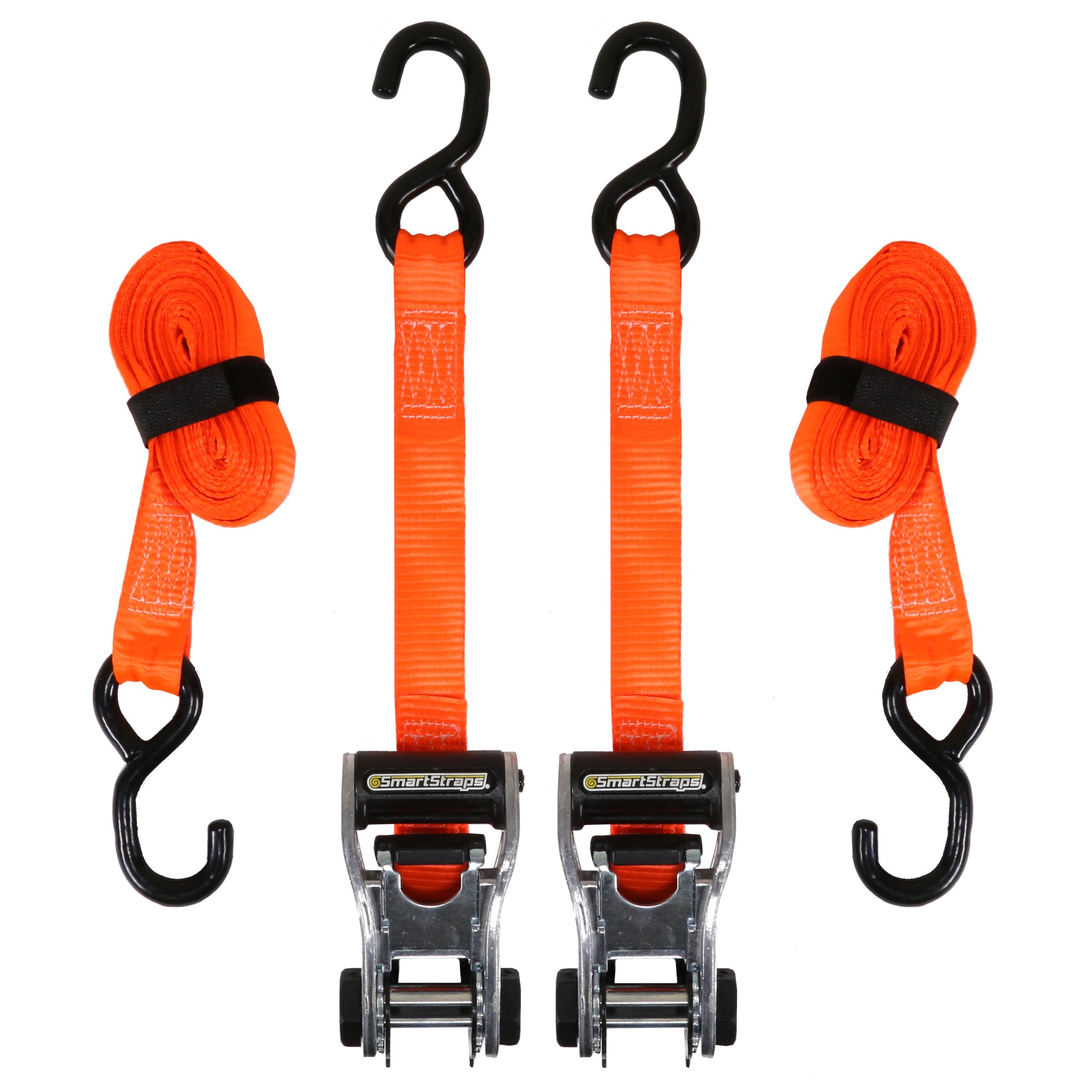 SmartStraps 1-1/4-in x 10-ft Ratchet Tie Down 4-Pack 1000-lb in the Tie  Downs department at