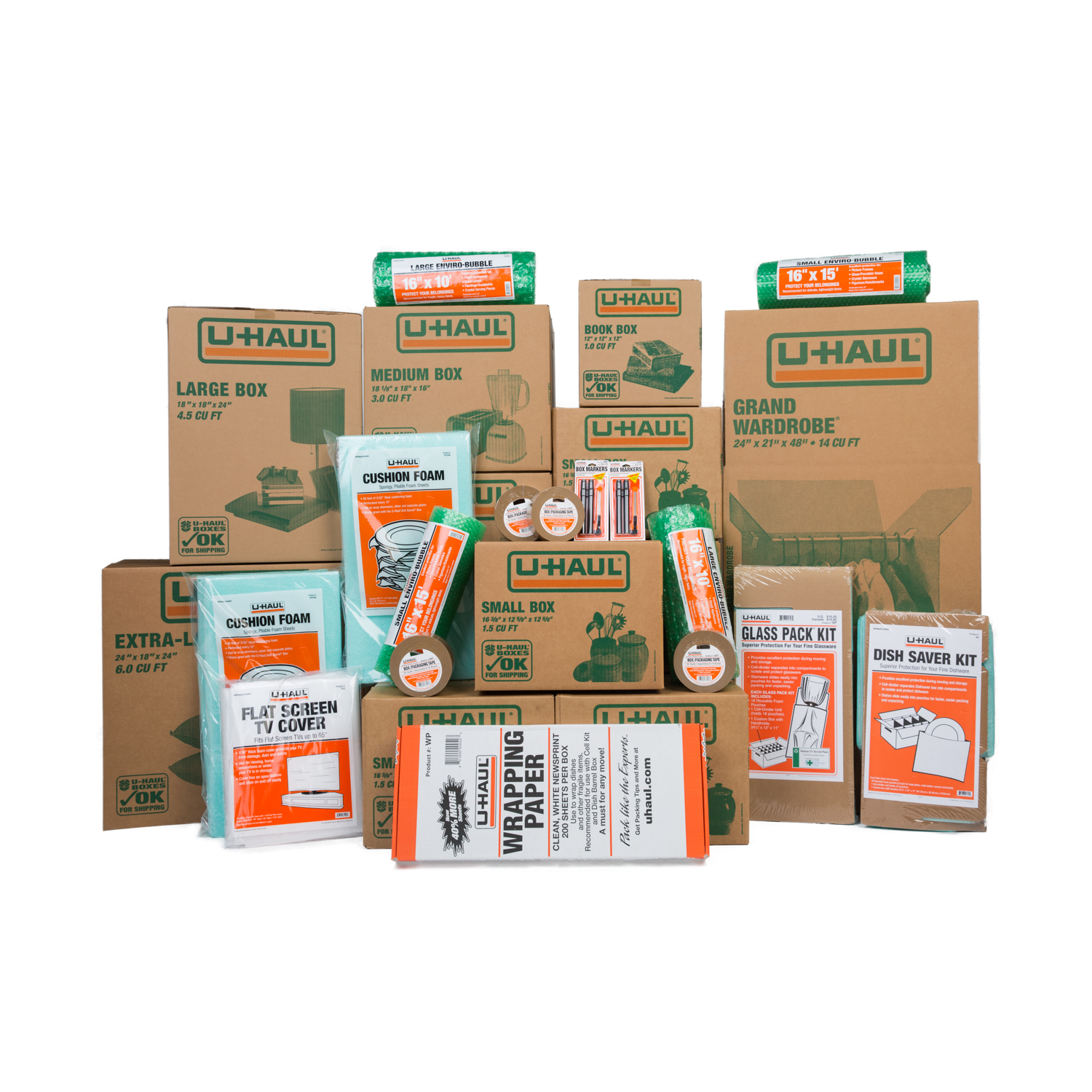 Moving supplies: 3-4 Bedroom Household Kit®