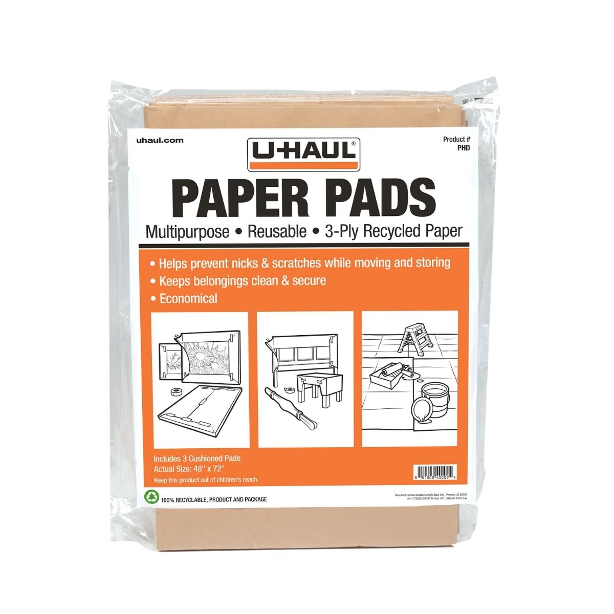 U Haul Paper Pads