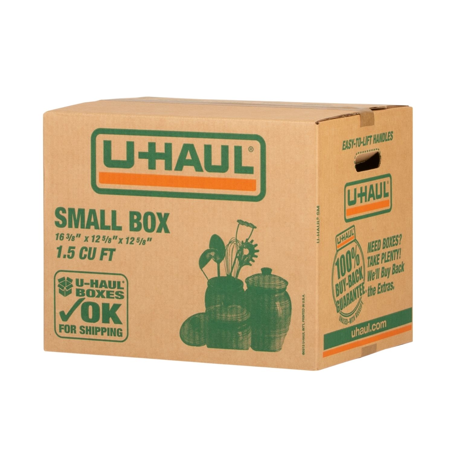 Small Moving Box: 16 x 12 x 12 Box for Moving