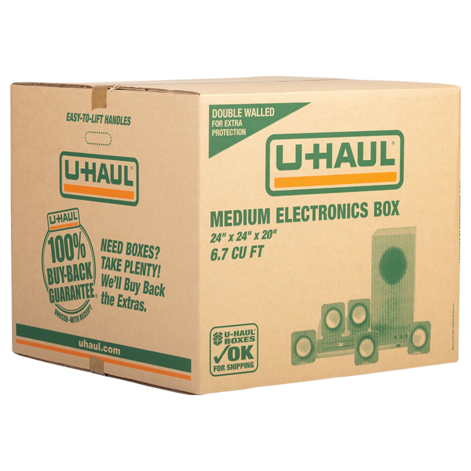 Medium Electronics Moving Box