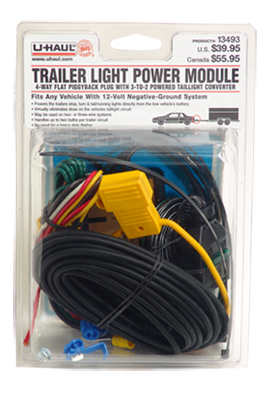 U-Haul: Trailer Light Power Module wire diagram positive ground 