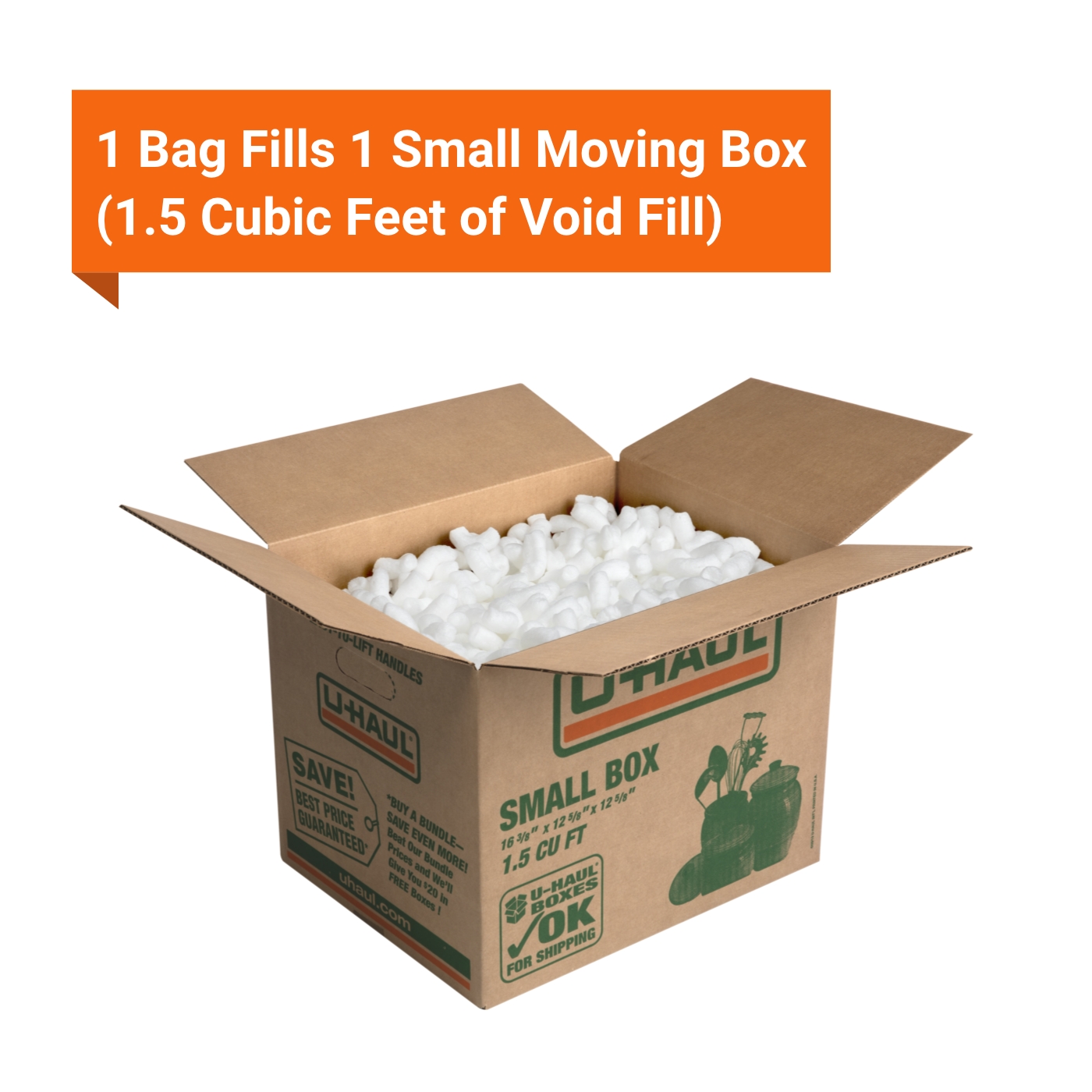 Packing Peanuts - 100% Biodegradable, Anti-Static