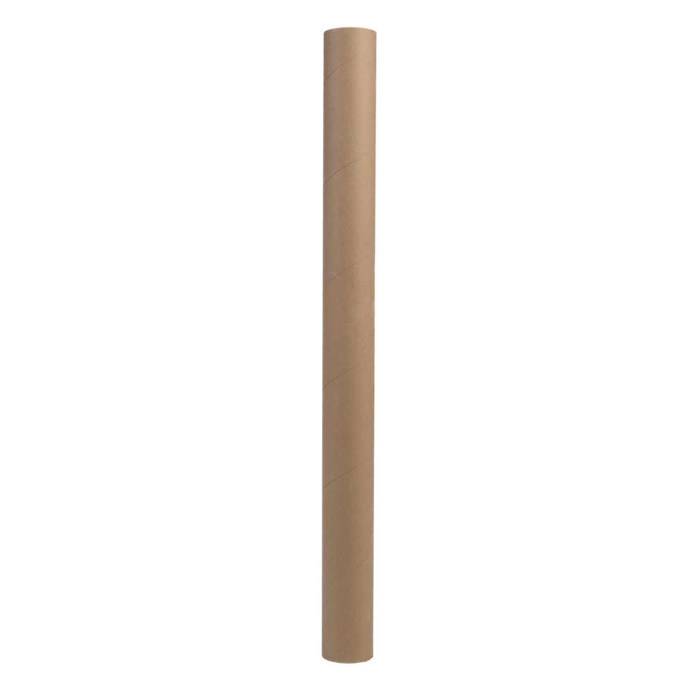 Tubeequeen Kraft Mailing Tubes with End Caps  Art Shipping Tubes 4-inch x  24-inch Usable Length (18 Pack) 