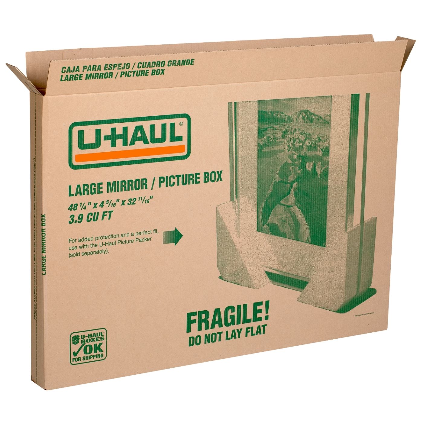 recoger dividir Buen sentimiento Caja grande para mudanza de espejos y cuadros | U-Haul