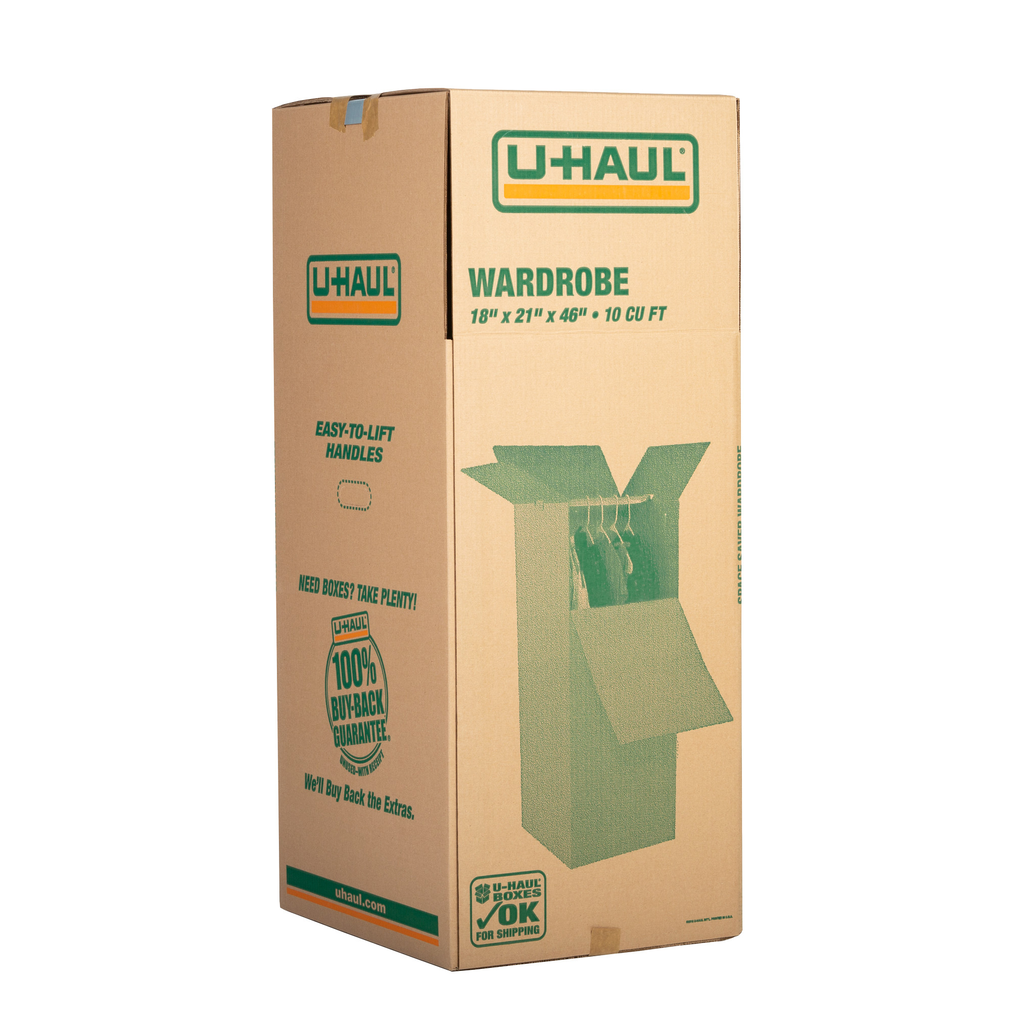 Precipicio Hacia En necesidad de Caja para mudanza de vestuario | U-Haul