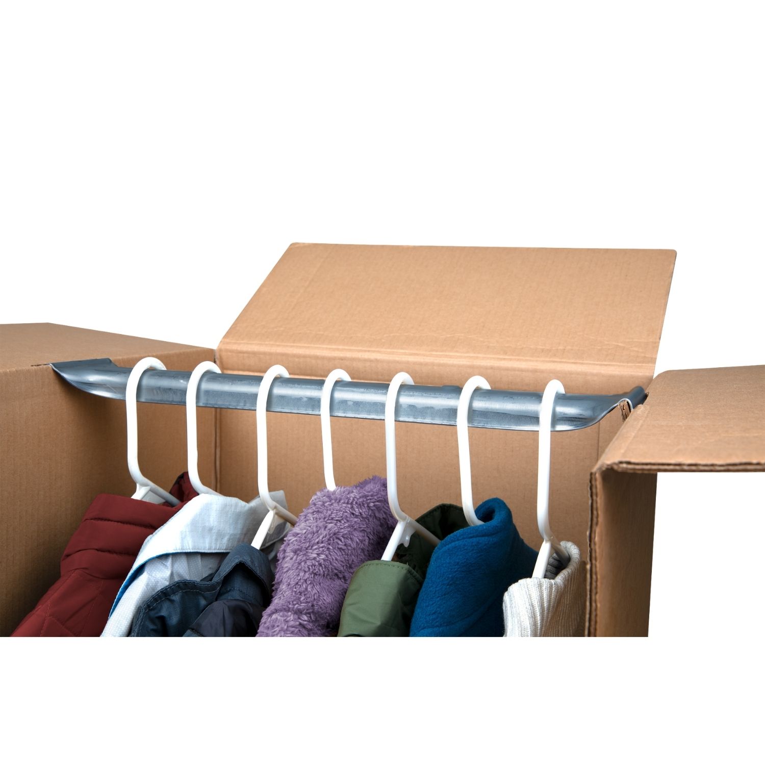 UBOXES Space Savers Wardrobe Moving Boxes With Hanger 20 x 20 x 34 (3  Pack)