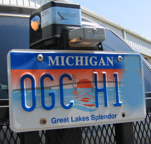 License Plate Kit for Lift N Go Mobility Scooter Lift