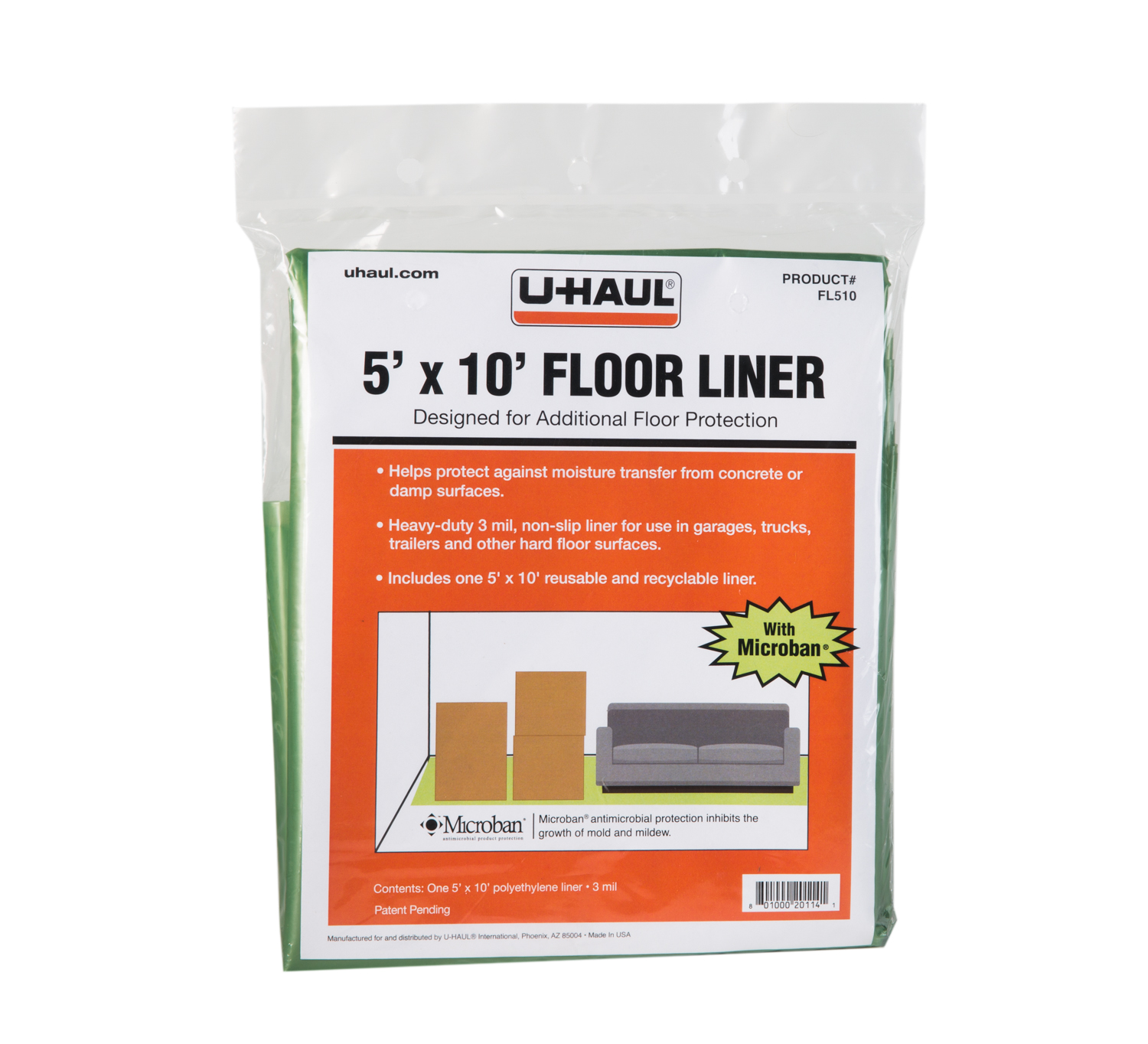 5’ x 10’ Floor Liner