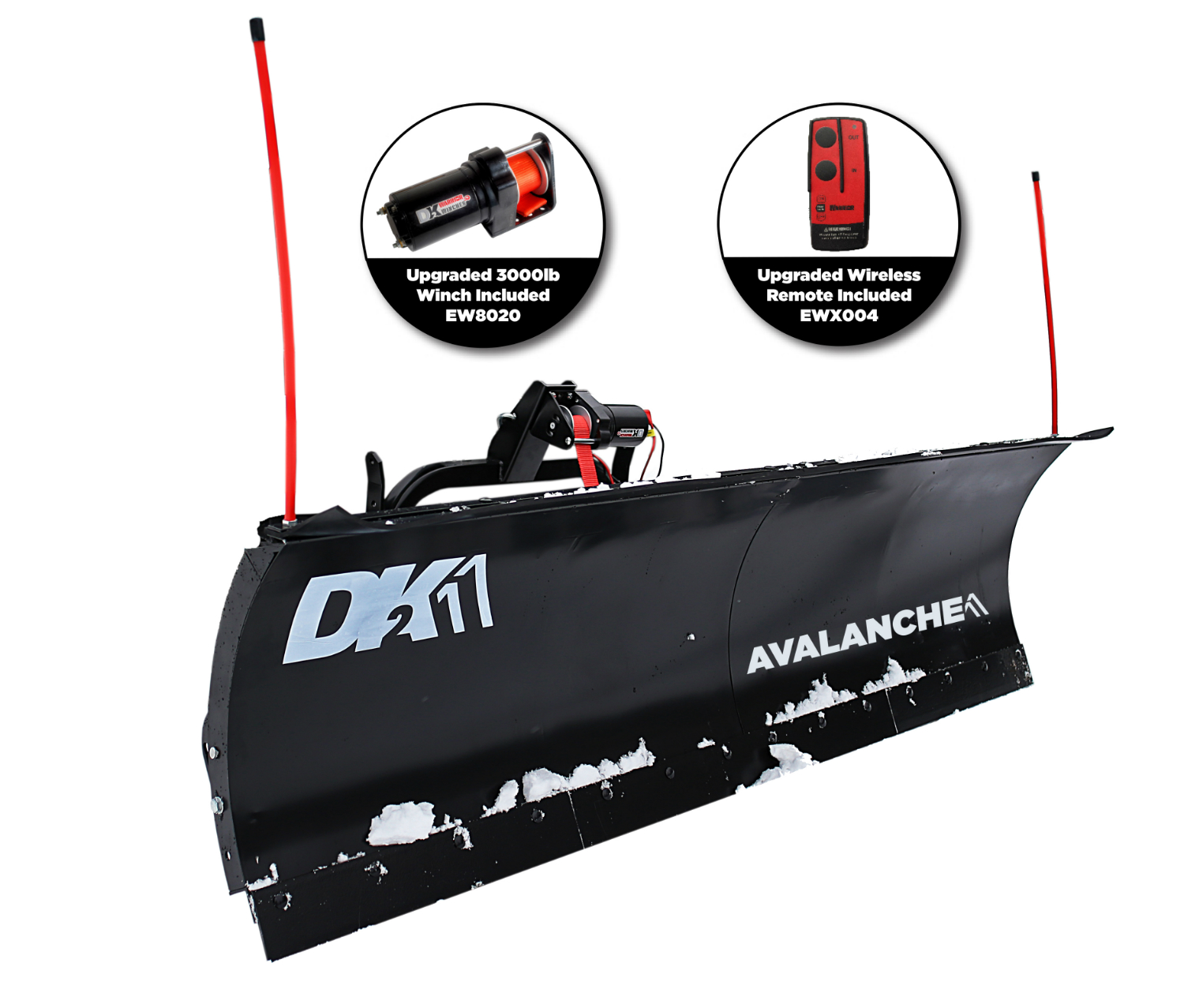 84” x 22” TFrame Snow Plow Kit