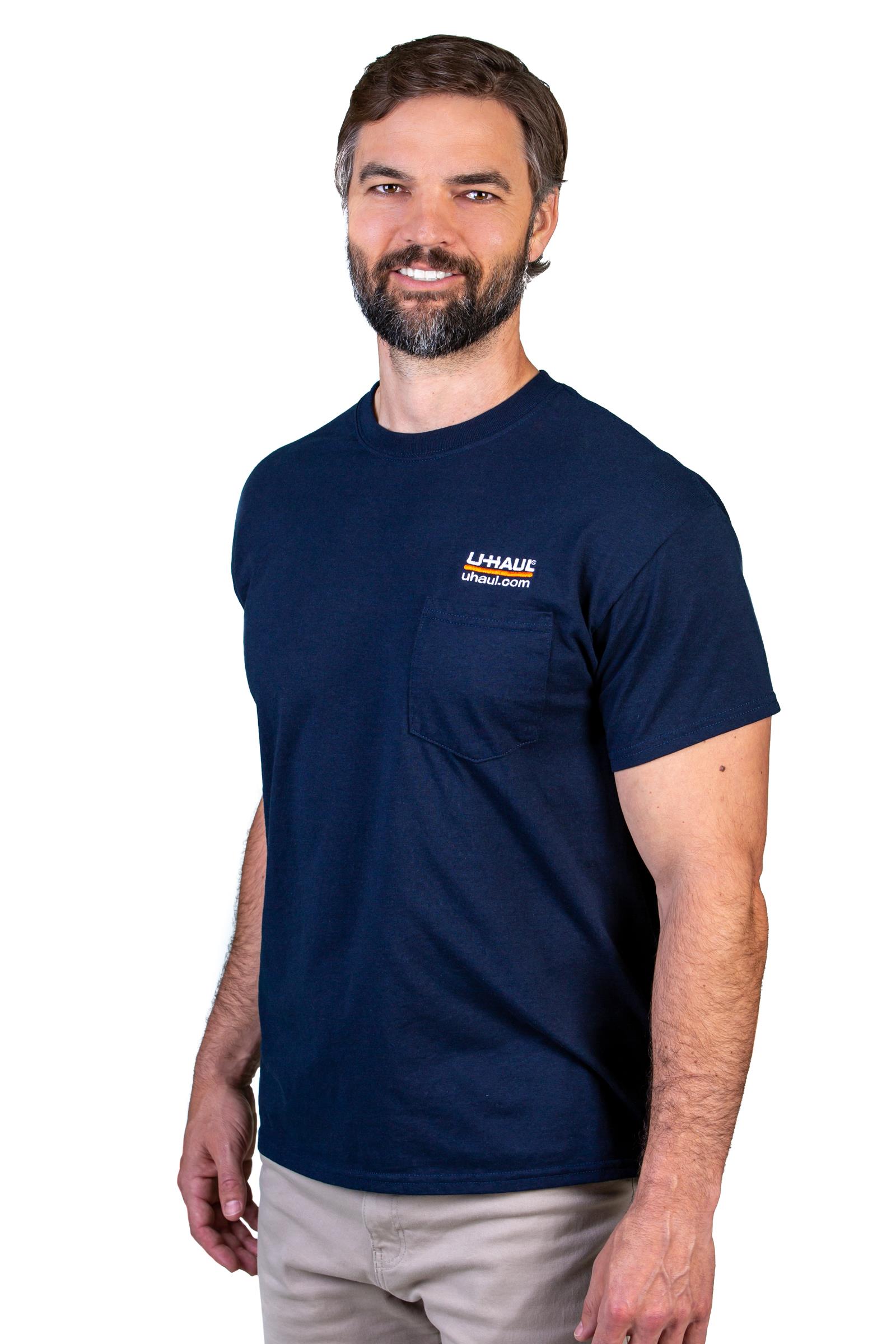 UHaul Embroidered TShirt  Navy Blue (Unisex)
