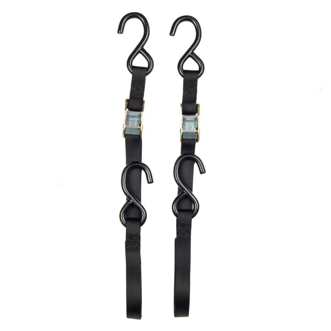 Ancra Premium Cam Buckle Tie Downs for Motorcycles & ATVs  Includes 2 Straps