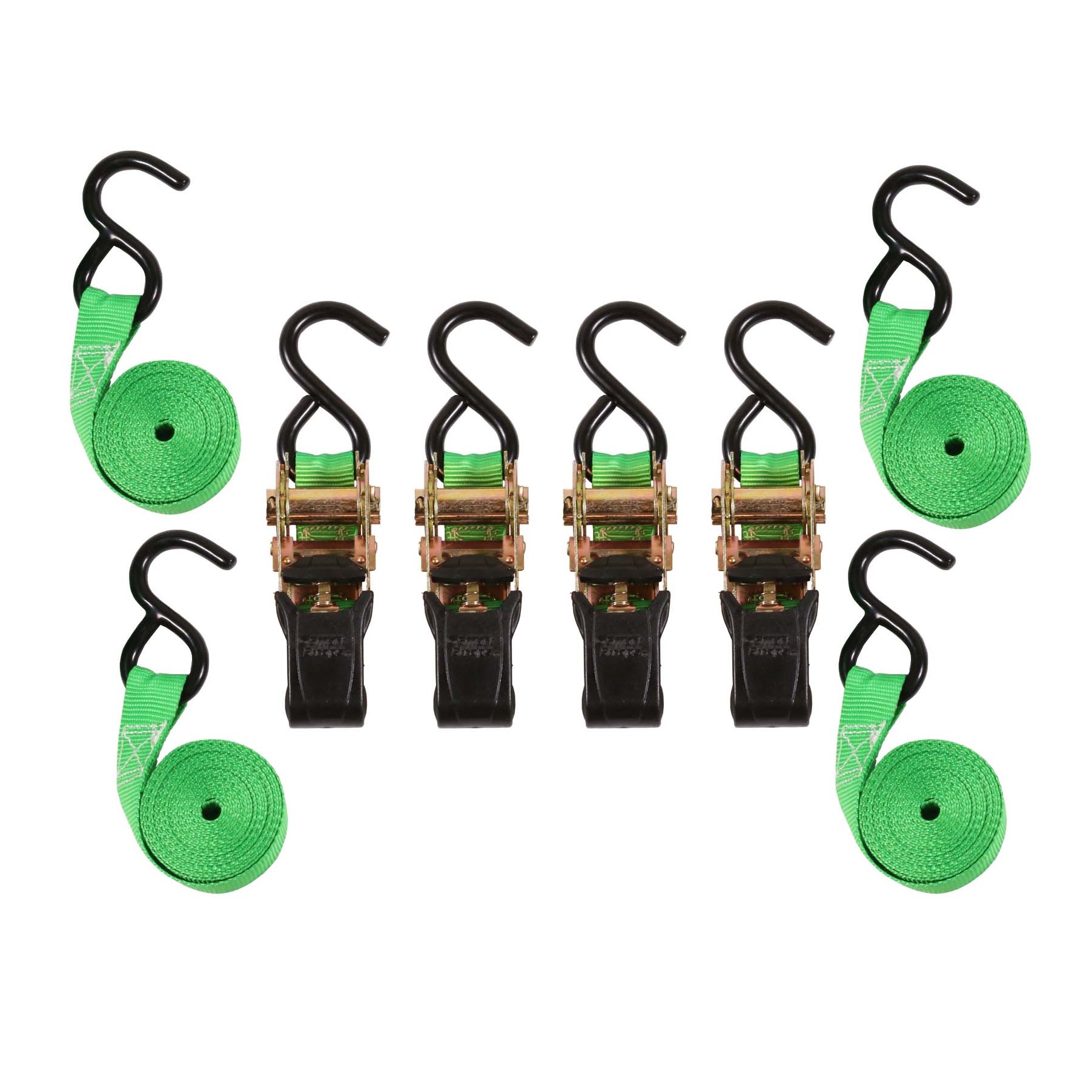 SmartStraps 14’ Padded Ratchet TieDowns  Pack of 4