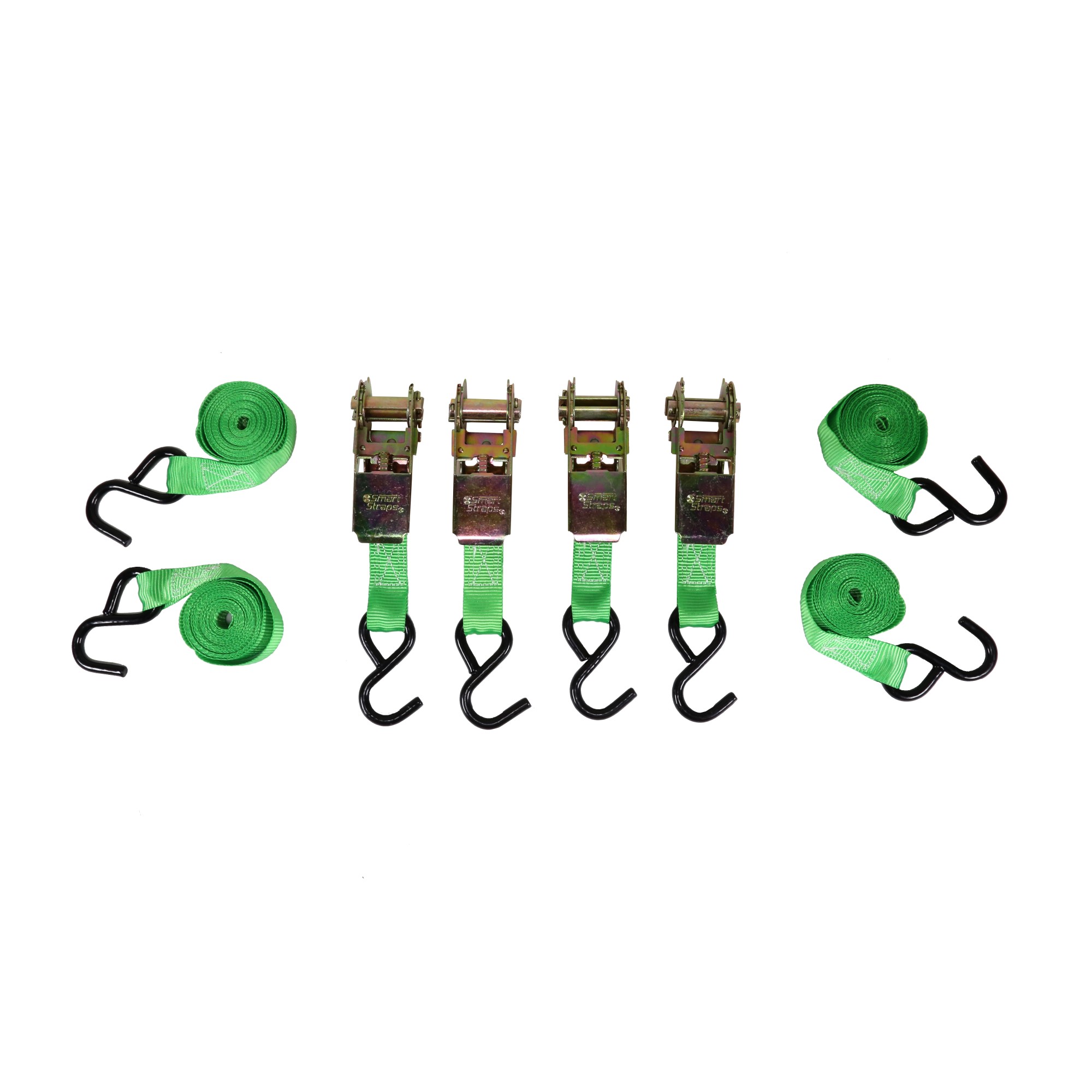 SmartStraps 10’ Standard Ratchet TieDowns  Pack of 4