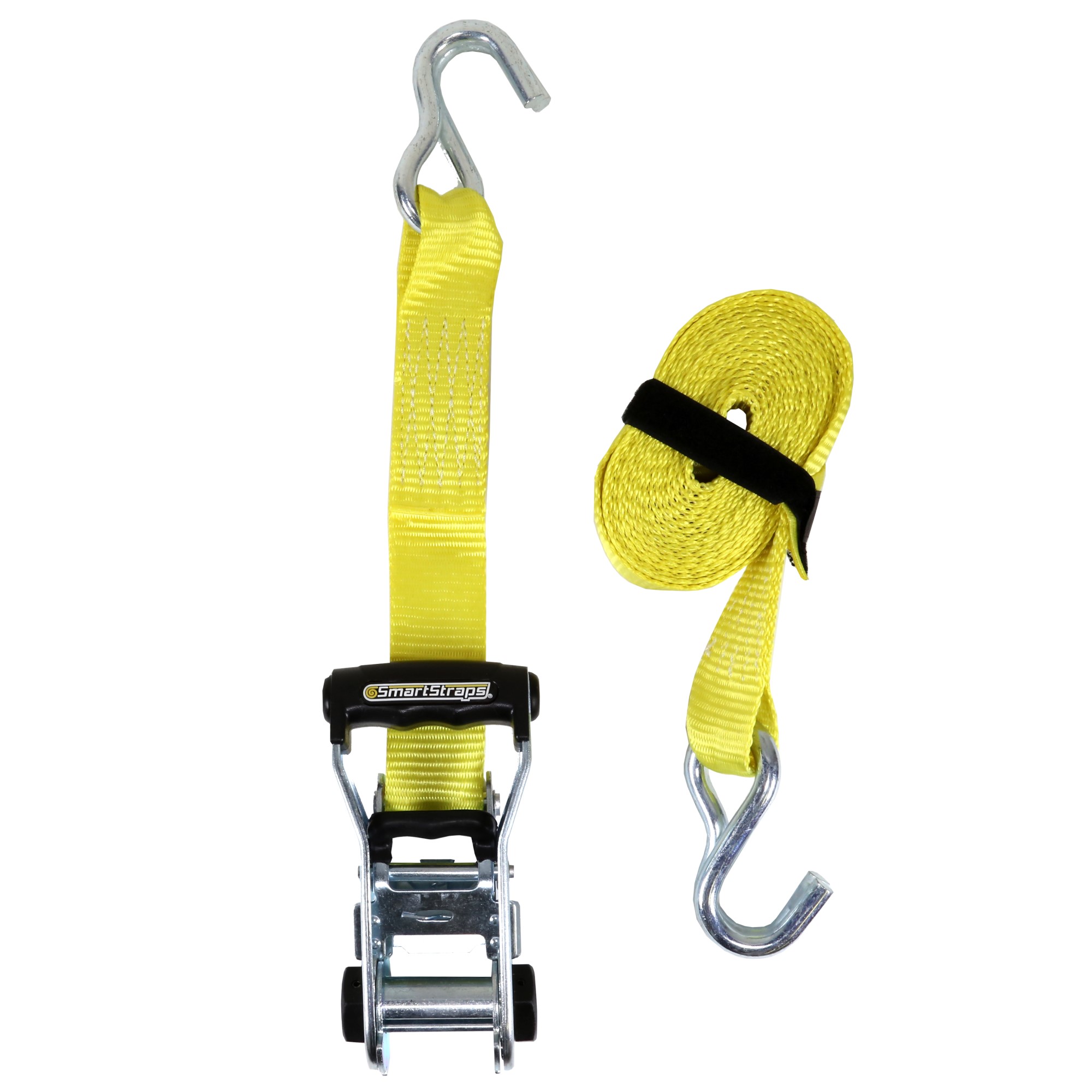 SmartStraps 14’ RatchetX Ratchet TieDown  5,000 lb Breaking Strength  Yellow