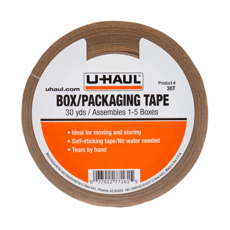 Paper Packing Tape for Moving Boxes (30 yard roll)
