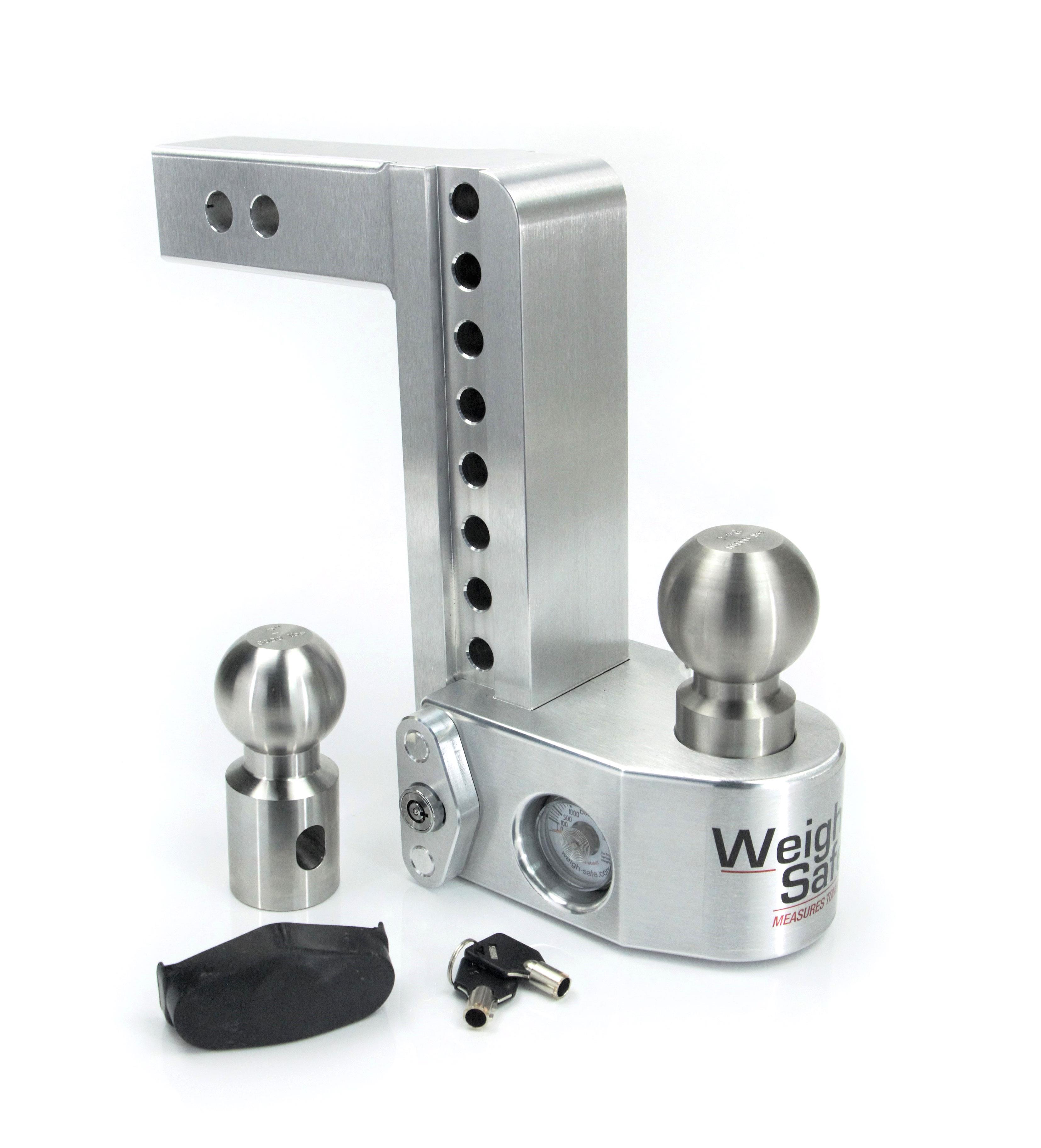 Weigh Safe Adjustable Trailer Hitch Ball Mount