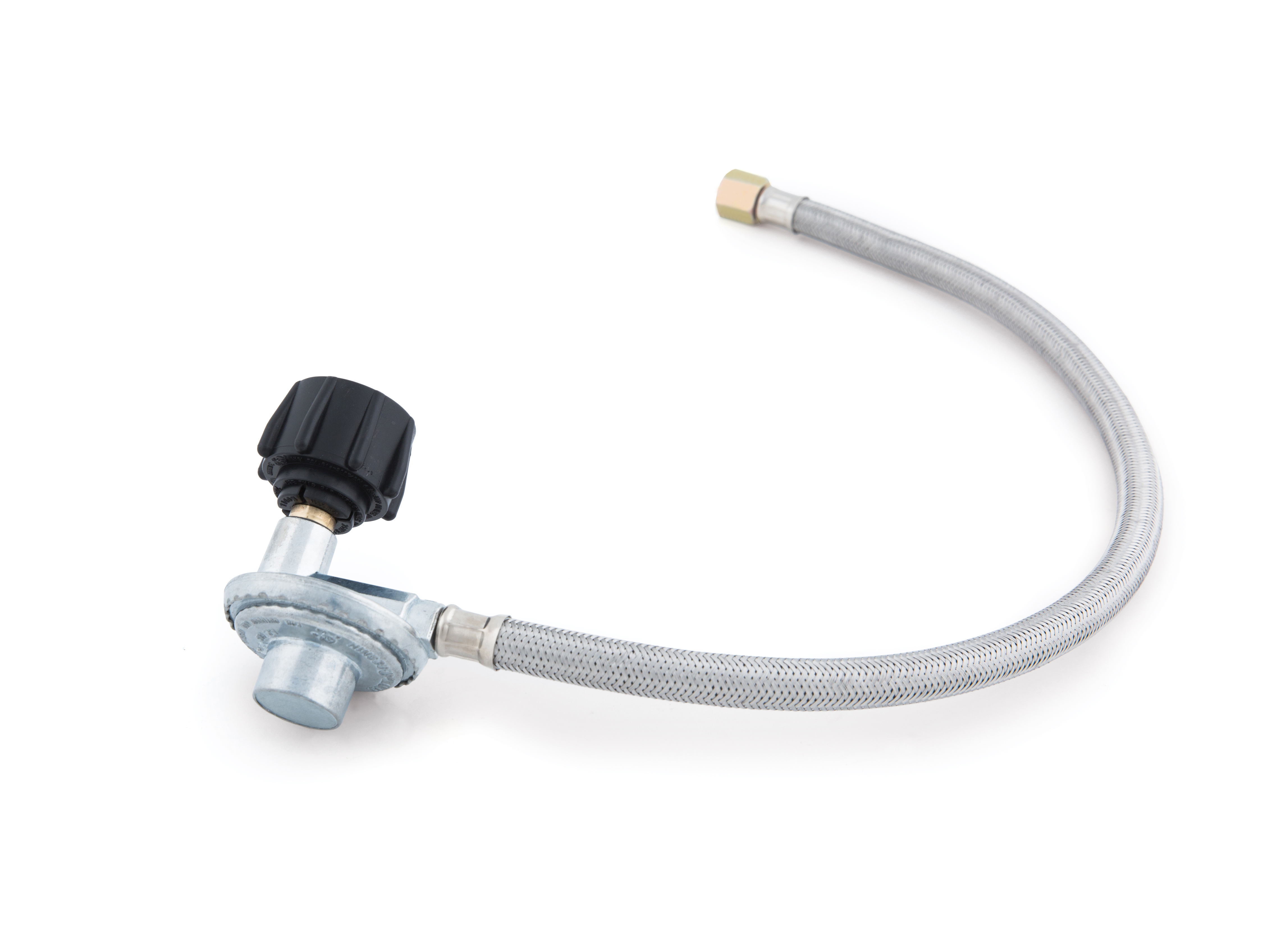 SS Braided QCC1 Hose & Regulator
