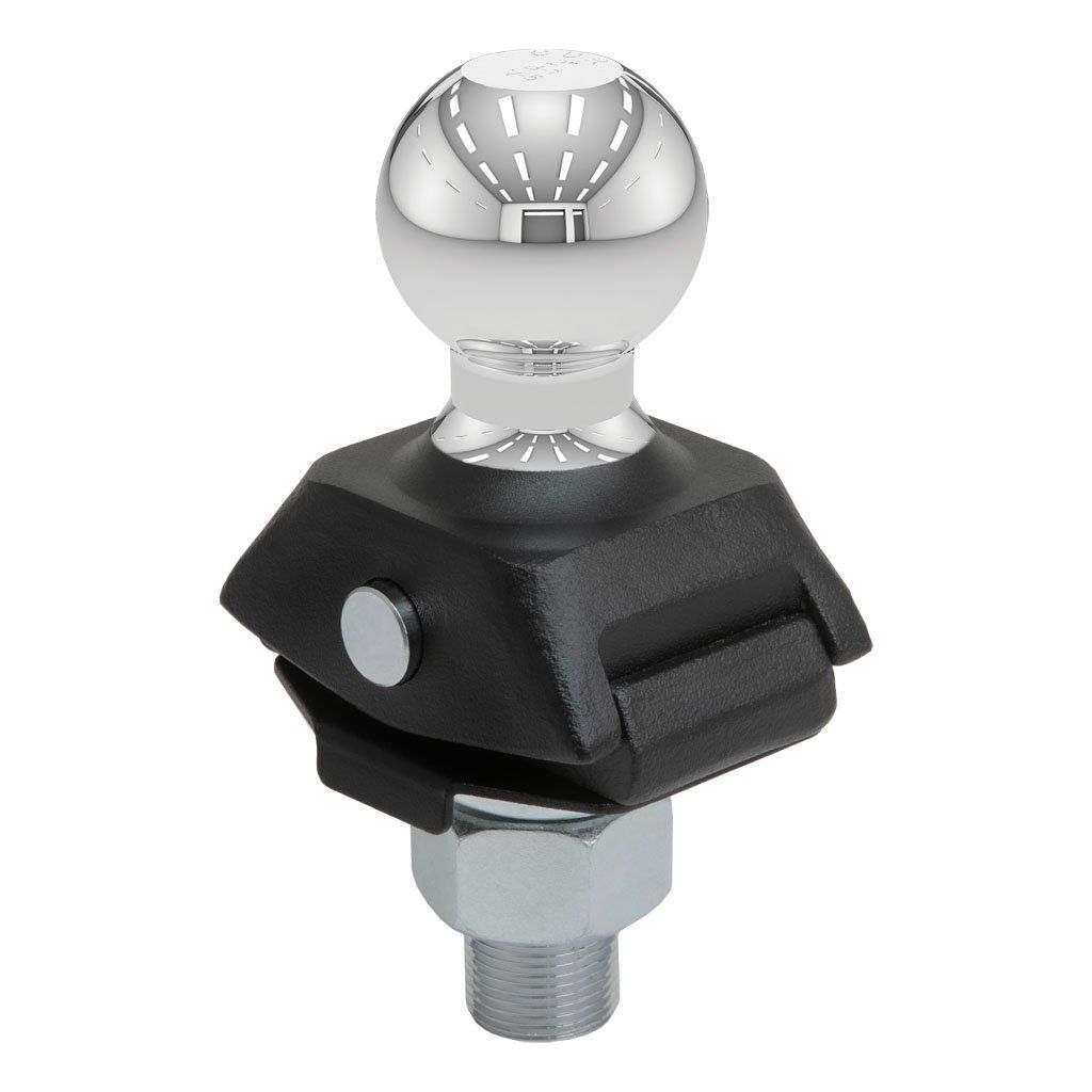 Rockerball 2” Cushion Hitch Trailer Ball With 1” Shank 