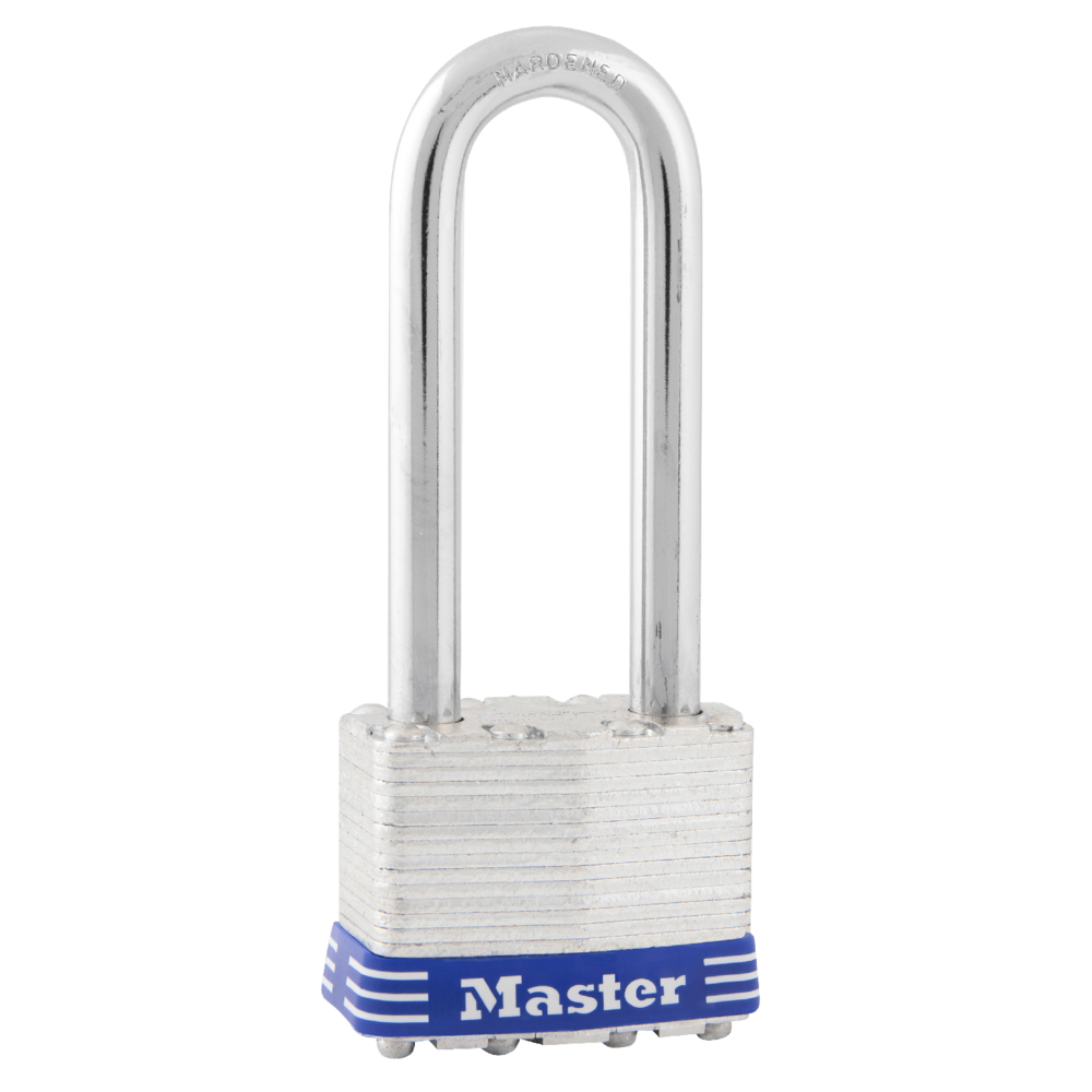 Master Lock 13/4” Wide Laminated Steel Pin Tumbler Padlock  21/2” Shackle