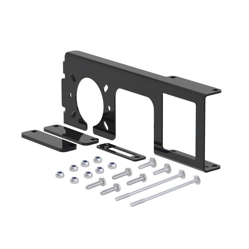 Curt Easy Mount Bracket Harness Connector, 4 or 5Way Flat and 6 or 7Way Round