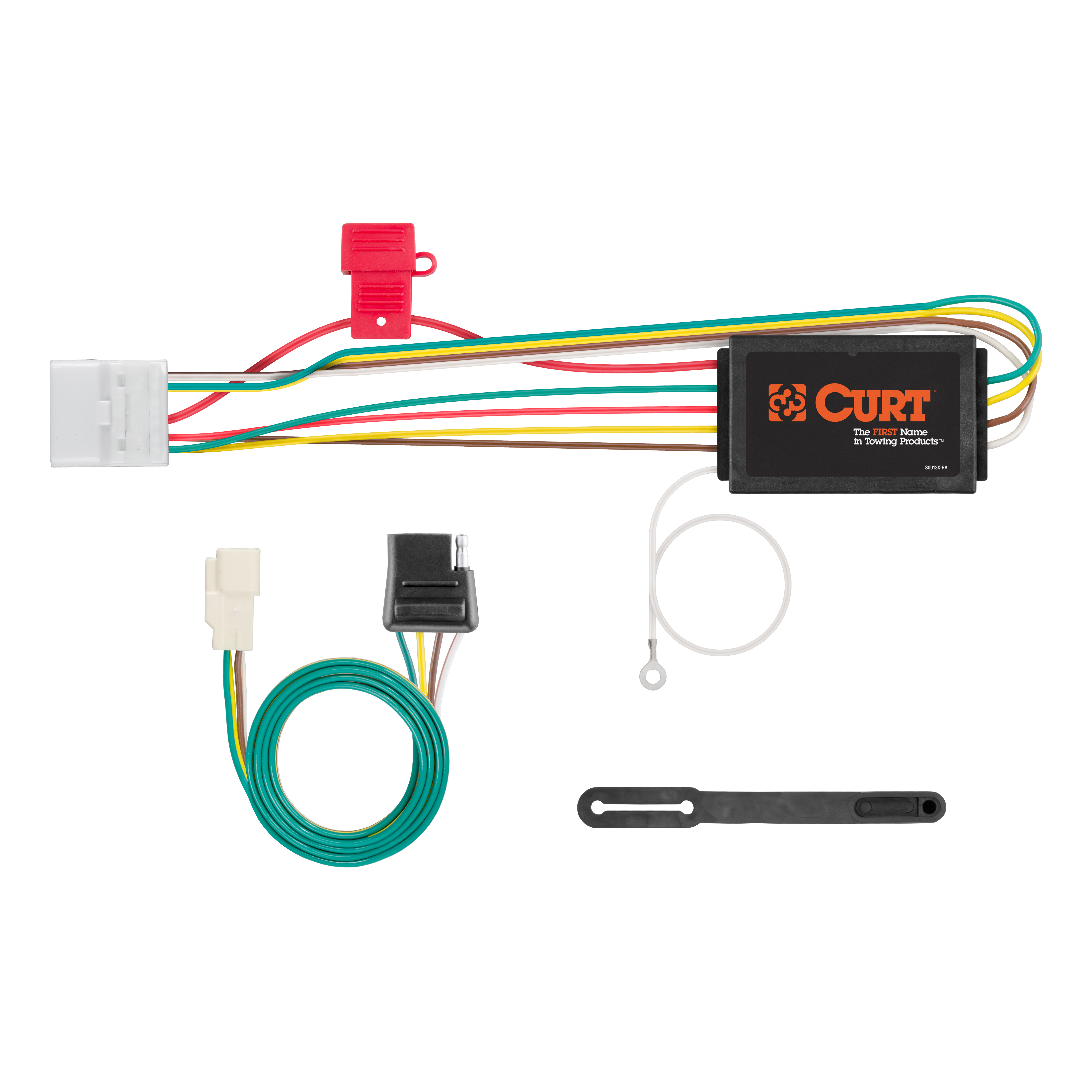 Curt 56217 Custom 4Pin Trailer Wiring Harness for Select Toyota Highlander