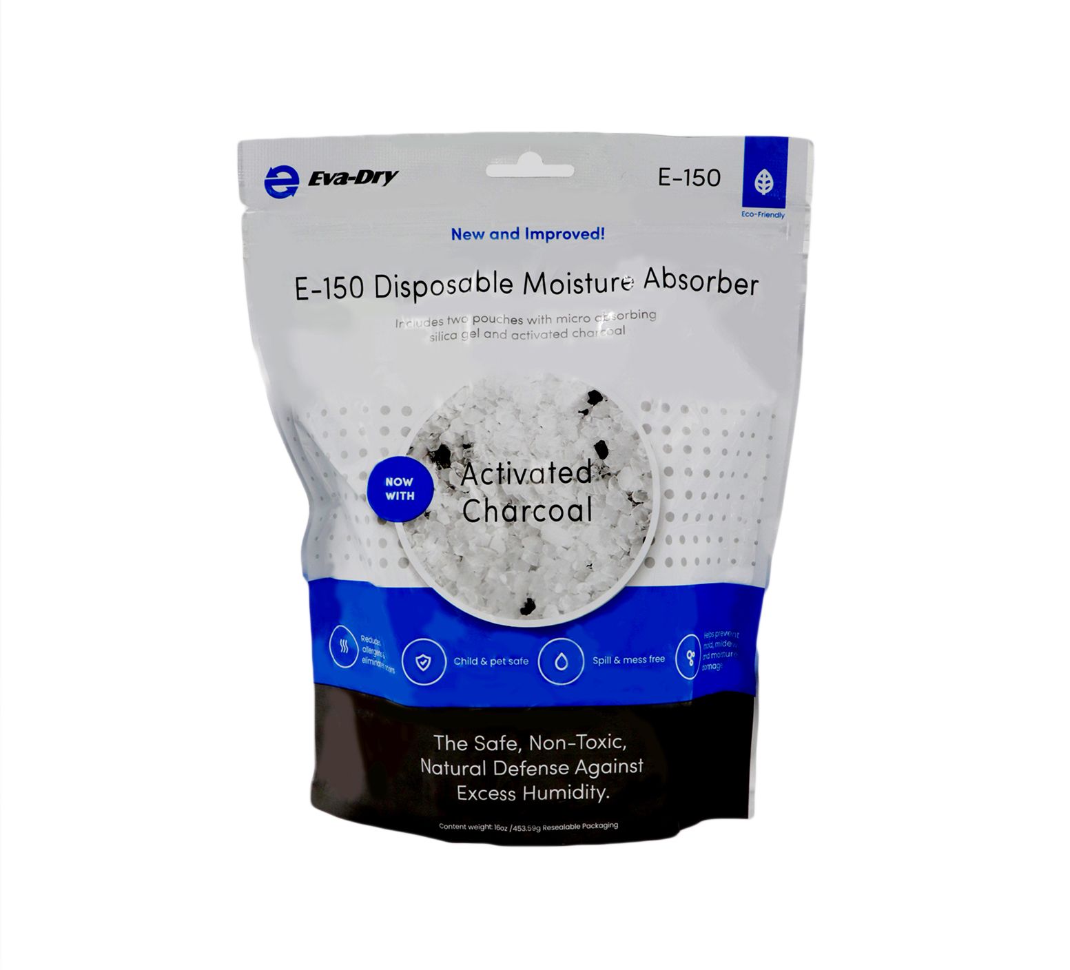 Disposable Moisture Absorber And Odor Remover 2pk