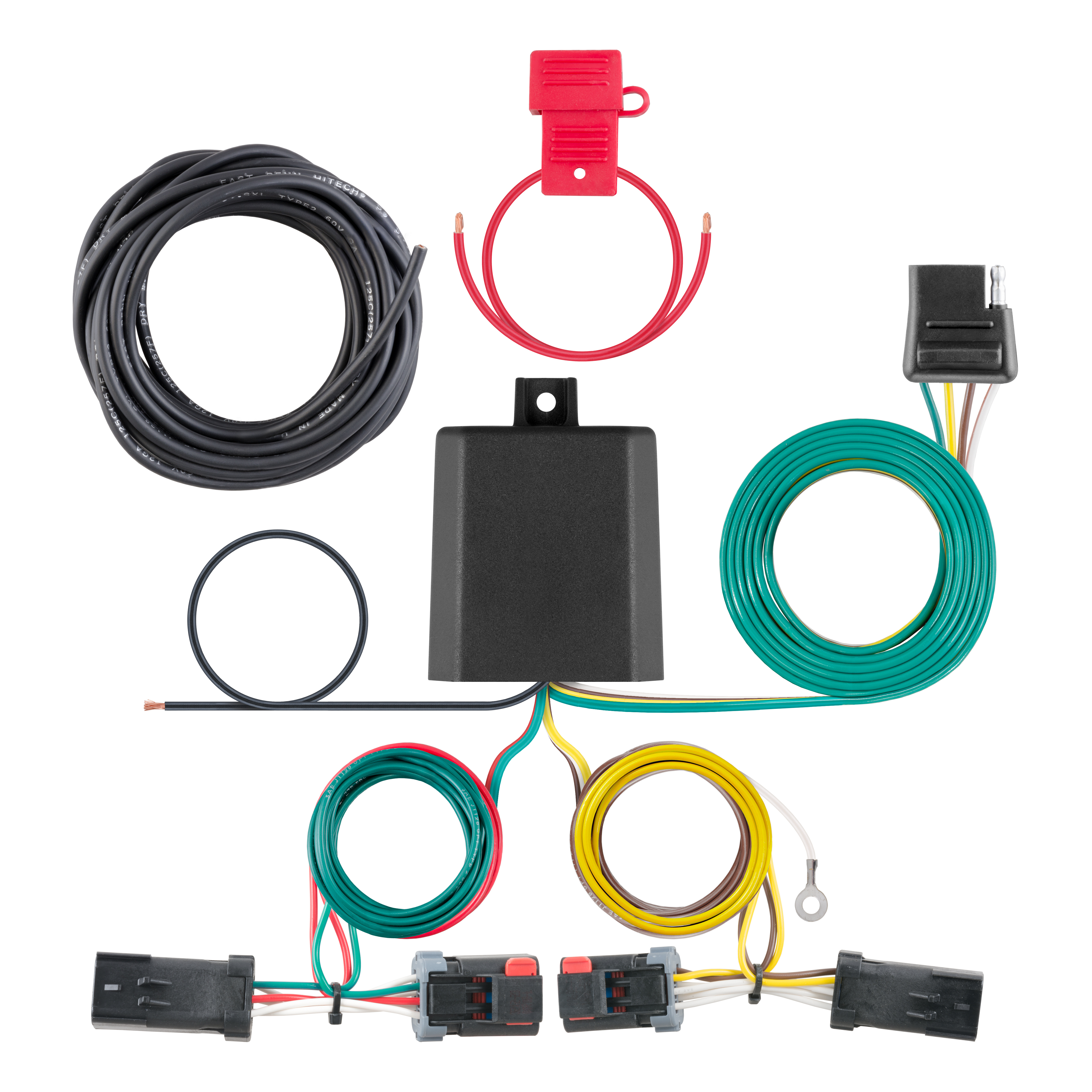 Curt 56344 4Way Flat Custom Wiring Harness  Select Jeep Compass Models