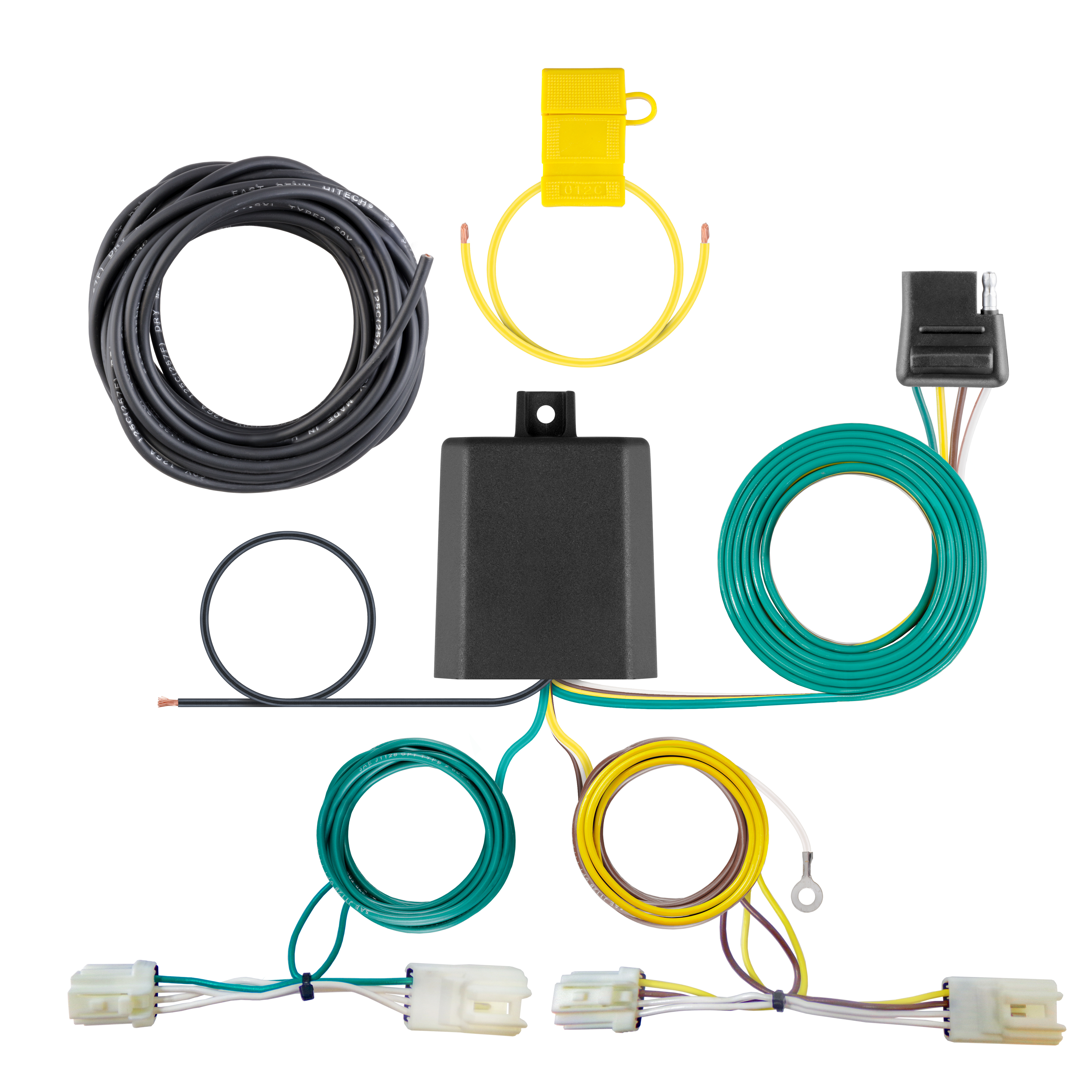 Curt 56425 VehicleSide Custom 4Pin Trailer Wiring Harness for Select Nissan Murano