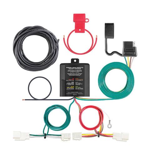 Curt 56350 Custom Wiring Harness 4Way Flat Output Select Toyota Avalon & RAV4