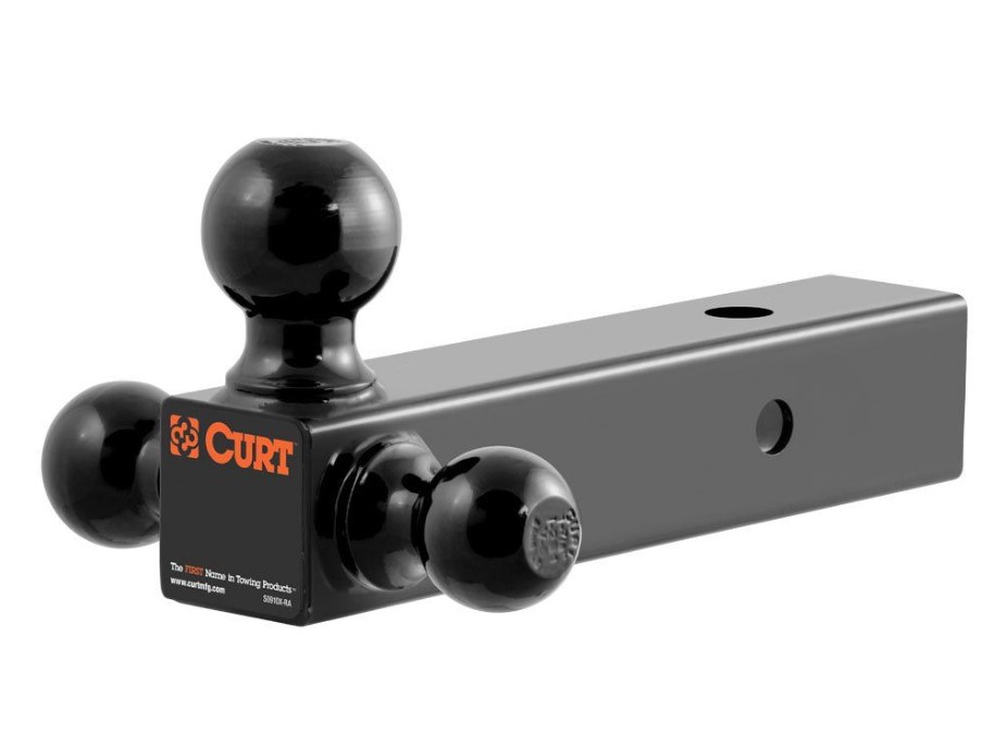 CURT MULTIBALL MOUNT (21/2 inch HOLLOW SHANK, 17/8 inch, 2 inch & 25/16 inch BLACK BALLS)
