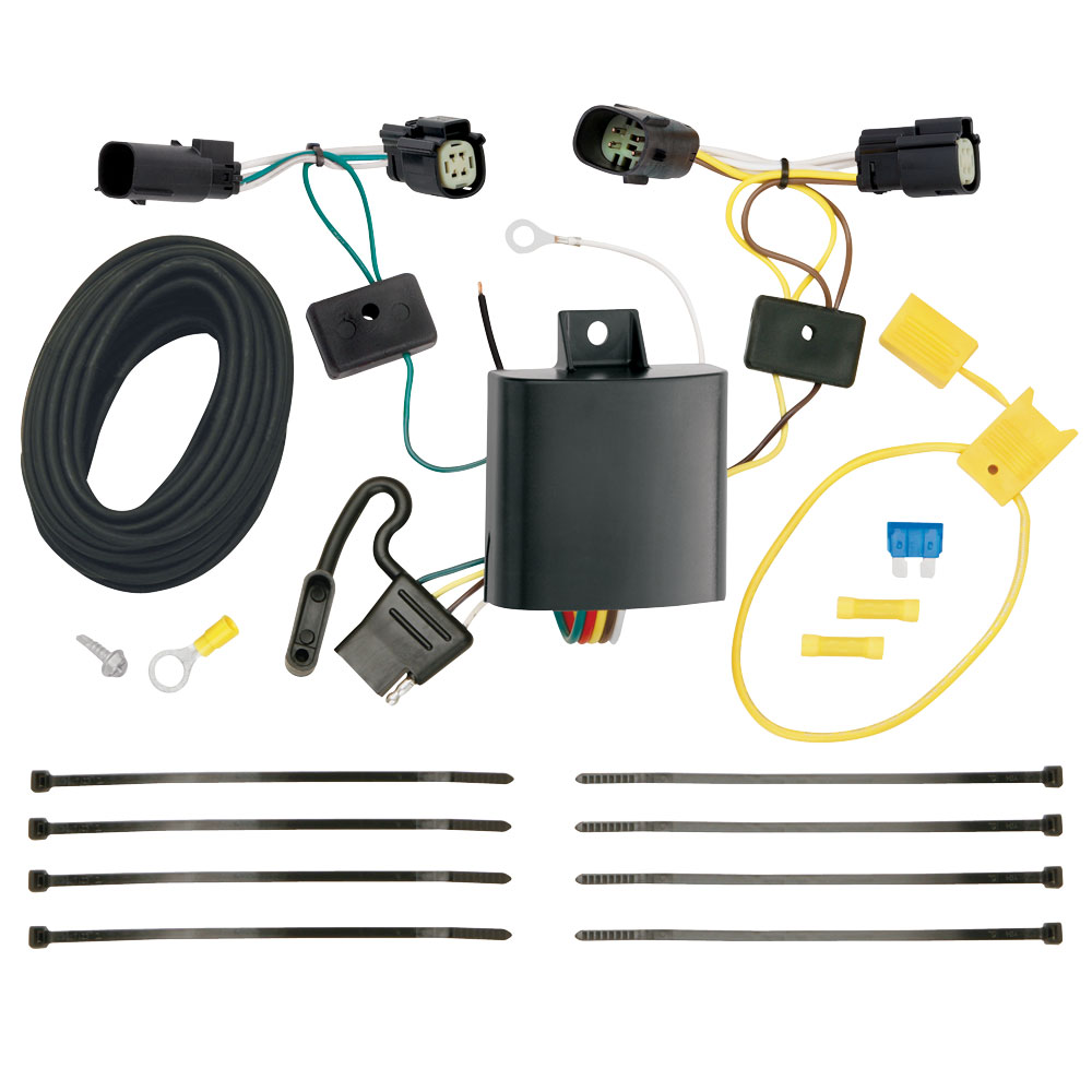 Draw Tite 118643 TOne® TConnector Harness, 4Way Flat, w/Circuit Protected ModuLite® HD Module